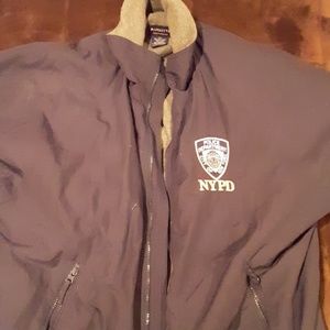 NYPD fleece wind breaker